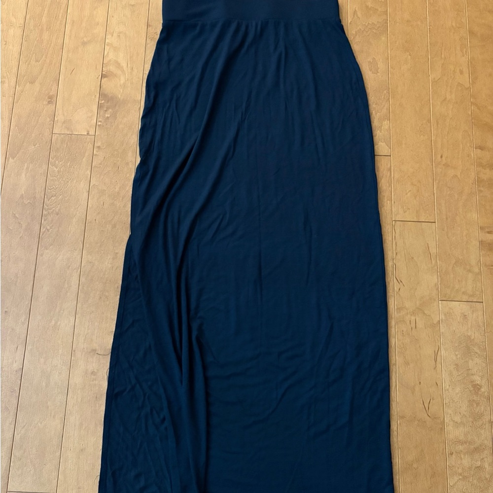 Bluenotes Navy Maxi Skirt